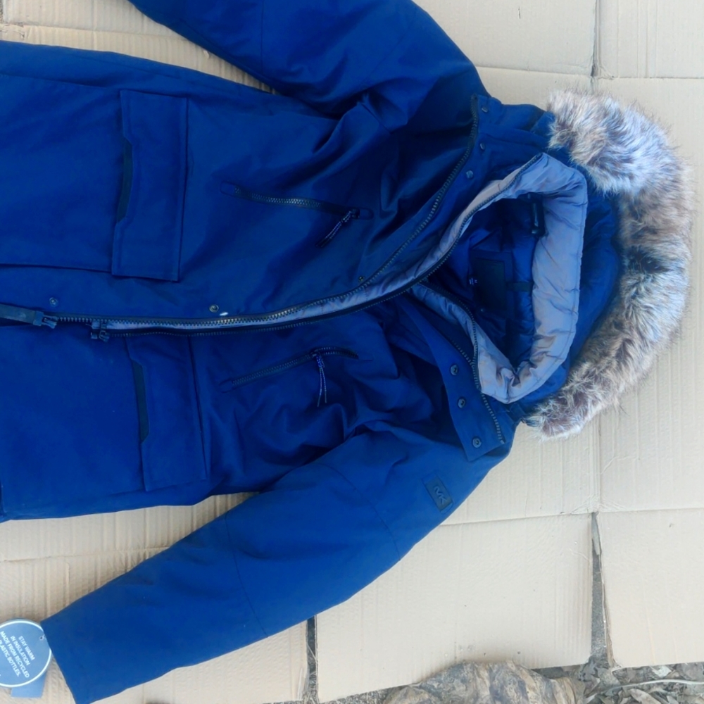midnight blue Micheal kors jacket